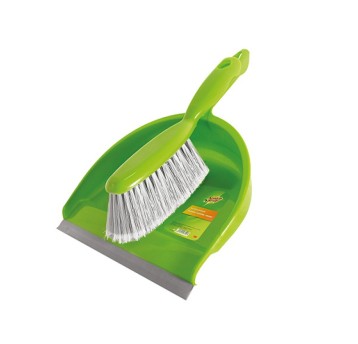 Zestaw szczotka z szufelką SCOTCH BRITE™, zielono-