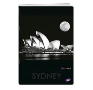 Zeszyt A5 80k kratka okładka miękka CITIES BY NIGH