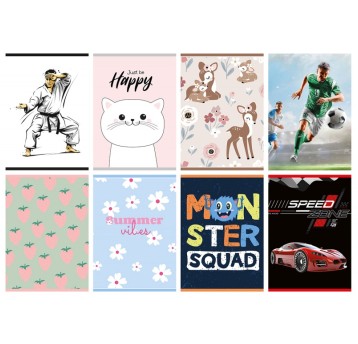 Zeszyt szkolny GIMBOO, A5, w kratkę, 32 kart.,