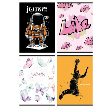 Zeszyt szkolny GIMBOO, A5, w linie, 32 kart.,