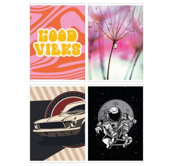 Zeszyt szkolny GIMBOO, A5 w linie 60 kart A5