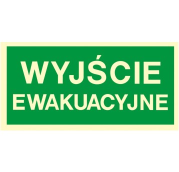 Znak TDC, Wyjście ewakuacyjne
