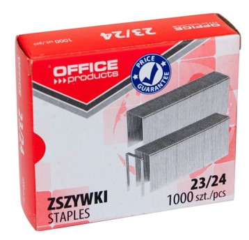 Zszywki OFFICE PRODUCTS, 23/24, 1000szt.