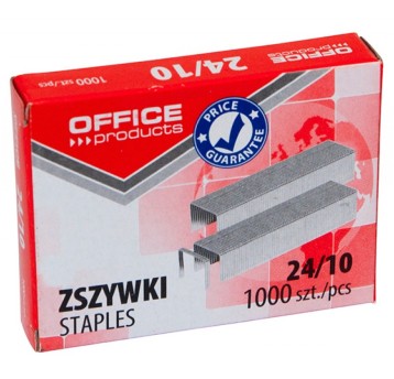 Zszywki OFFICE PRODUCTS, 24/10, 1000szt.